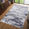 Serdim Rugs emperor 310 silver Grey Living Room Geometric Rug.