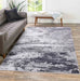 Serdim Rugs emperor 310 silver Grey Living Room Geometric Rug.