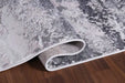 Serdim Rugs emperor 310 silver Grey Living Room Geometric Rug.