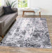 Serdim Rugs emperor 320 stryra silver Grey Living Room Geometric Rug.