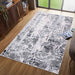 Serdim Rugs emperor 320 stryra silver Grey Living Room Geometric Rug.