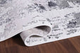 Serdim Rugs emperor 320 stryra silver Grey Living Room Geometric Rug.