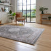 Think Rugs vintage think 35013 green Green Living Room  Rug.