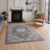 Think Rugs vintage think 35013 green Green Living Room  Rug.