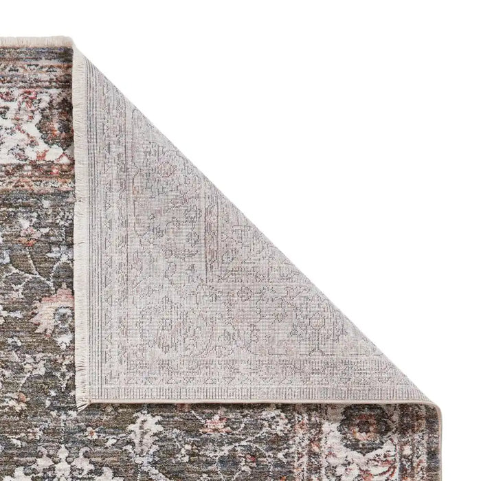 Think Rugs vintage think 35013 green Green Living Room  Rug.