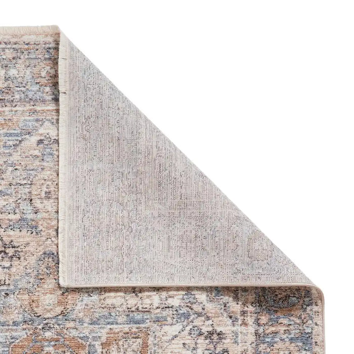 Think Rugs vintage think 35018 blue Blue Living Room  Rug.