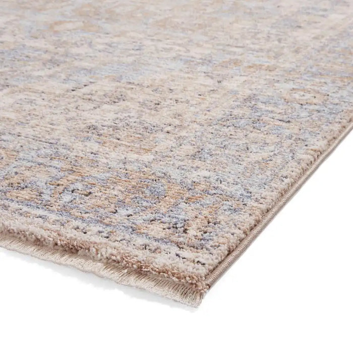 Think Rugs vintage think 35018 blue Blue Living Room  Rug.