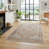 Think Rugs vintage think 35018 terracotta Orange Living Room  Rug.
