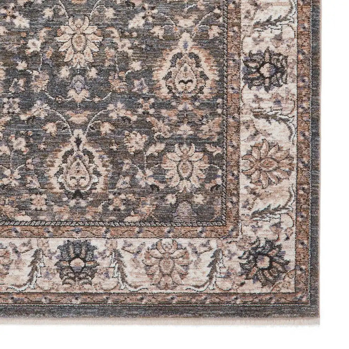 Think Rugs vintage think 35027 green Green Living Room  Rug.