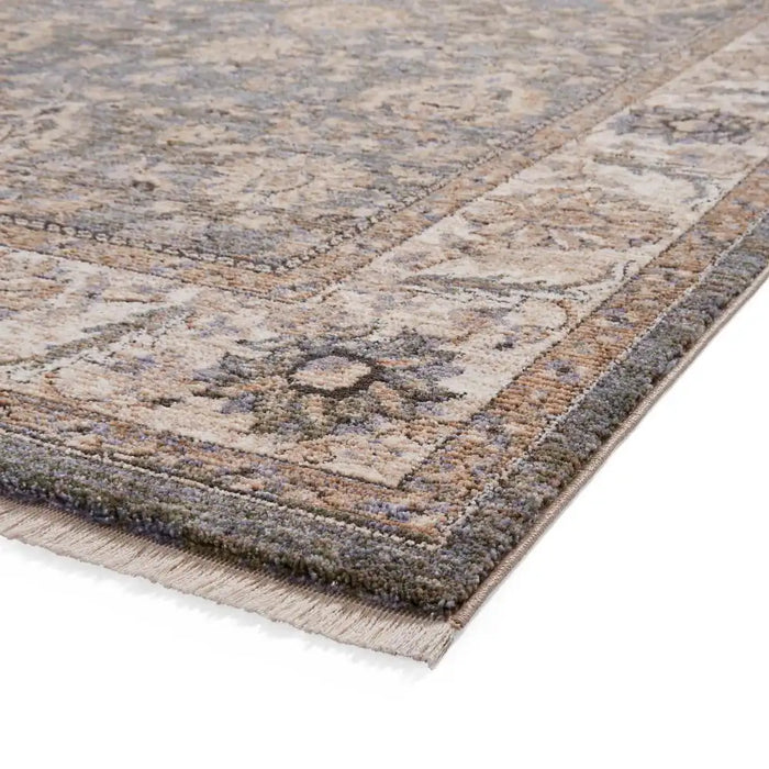 Think Rugs vintage think 35027 green Green Living Room  Rug.
