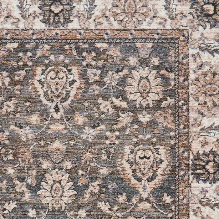 Think Rugs vintage think 35027 green Green Living Room  Rug.