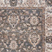 Think Rugs vintage think 35027 green Green Living Room  Rug.