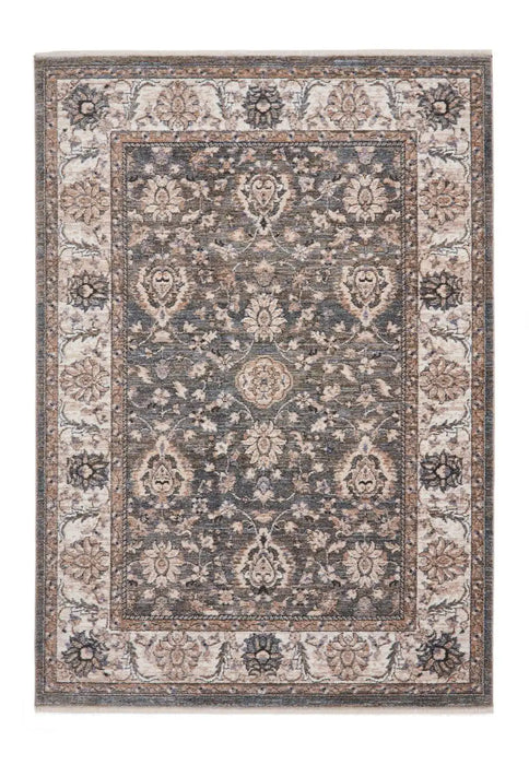 Think Rugs vintage think 35027 green Green Living Room  Rug.