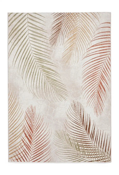 Think Rugs creation 50051 bieige mutli Beige, Multicoloured Living Room Floral Rug.