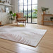 Think Rugs creation 50051 bieige mutli Beige, Multicoloured Living Room Floral Rug.