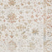 Think Rugs creation 50112 beige multi Beige, Multicoloured Living Room Floral Rug.