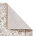 Think Rugs creation 50112 beige silver Grey, Beige Living Room Floral Rug.