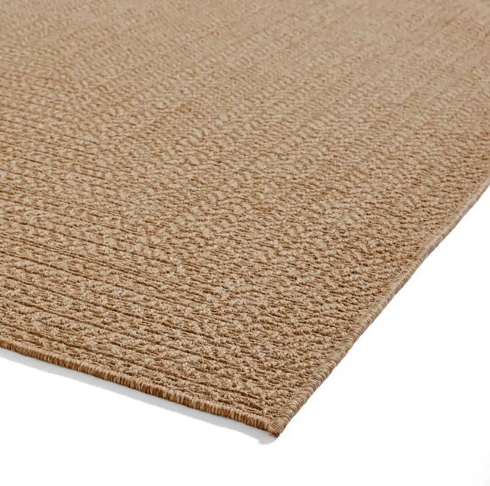 Think Rugs nomad indoor outdoor 5014 brown Brown, Beige Living Room  Rug.