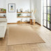 Think Rugs nomad indoor outdoor 5014 brown Brown, Beige Living Room  Rug.
