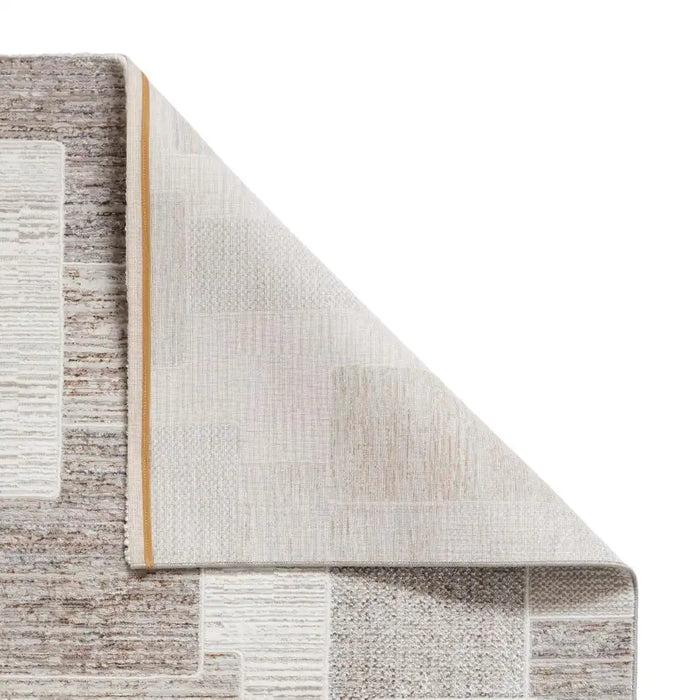 Think Rugs creation 50178 brown beige Brown, Beige Living Room Floral Rug.