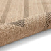 Think Rugs nomad indoor outdoor 5021 black brown Brown, Black Living Room  Rug.