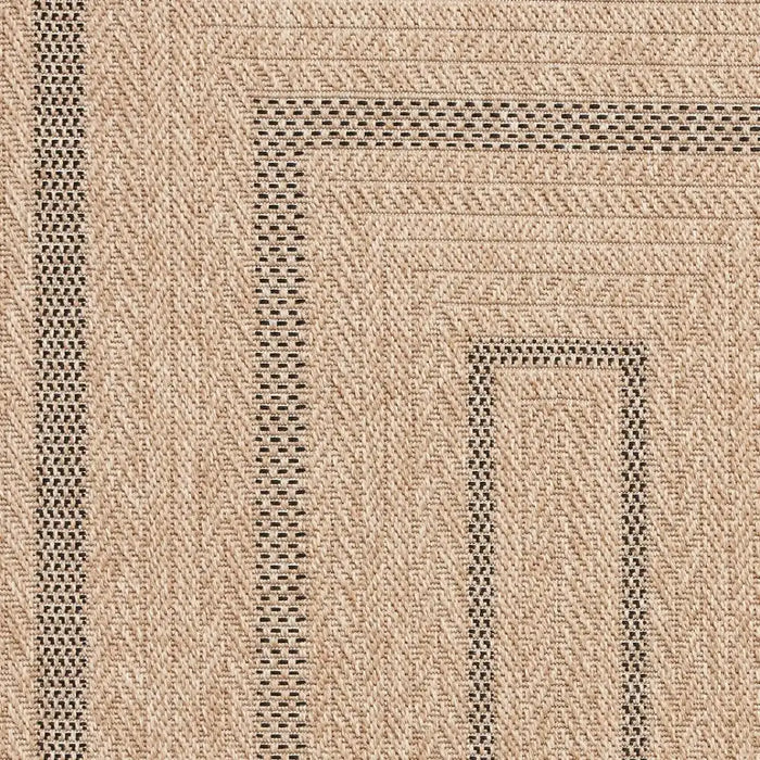Think Rugs nomad indoor outdoor 5021 black brown Brown, Black Living Room  Rug.