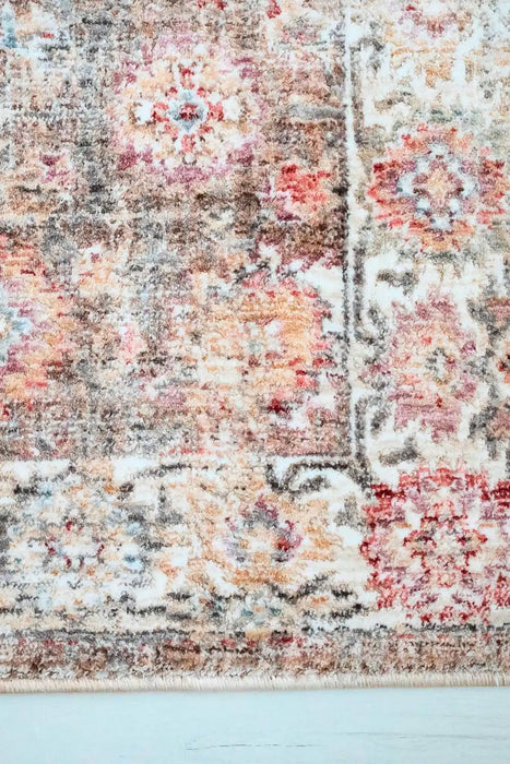 Prestige alia 513ah beige l brown Brown, Beige Living Room  Rug.