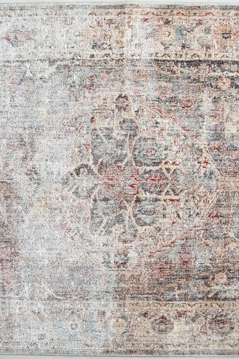 Prestige alia 524ak beige l blue Beige Living Room  Rug.