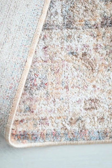 Prestige alia 524ak beige l blue Beige Living Room  Rug.