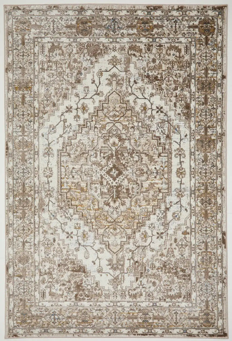 HMC vintage ultimate 552ag cream Ivory, Cream Living Room  Rug.