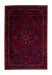Think Rugs dubai 62101 red Red Living Room  Rug.