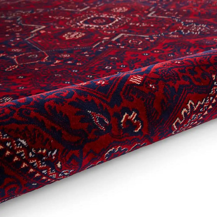 Think Rugs dubai 62101 red Red Living Room  Rug.