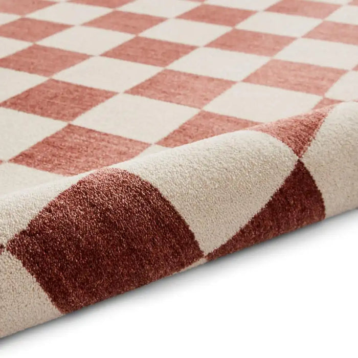 Think Rugs baltimore 66618 plum Red Living Room Geometric Rug.