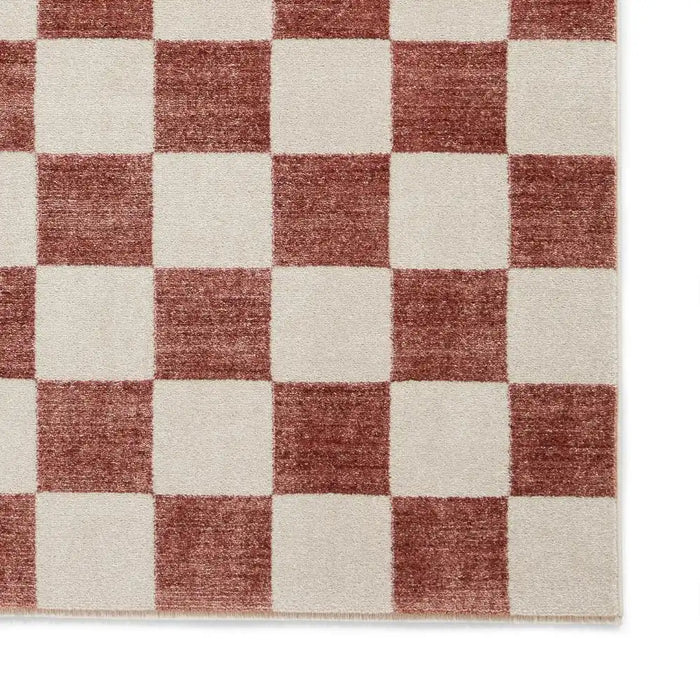 Think Rugs baltimore 66618 plum Red Living Room Geometric Rug.