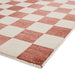 Think Rugs baltimore 66618 plum Red Living Room Geometric Rug.