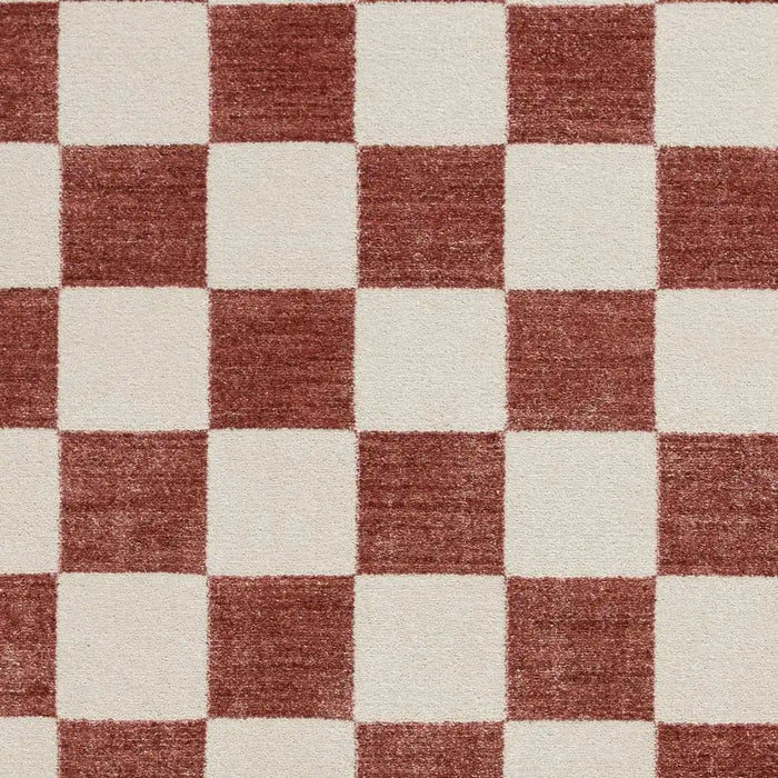 Think Rugs baltimore 66618 plum Red Living Room Geometric Rug.