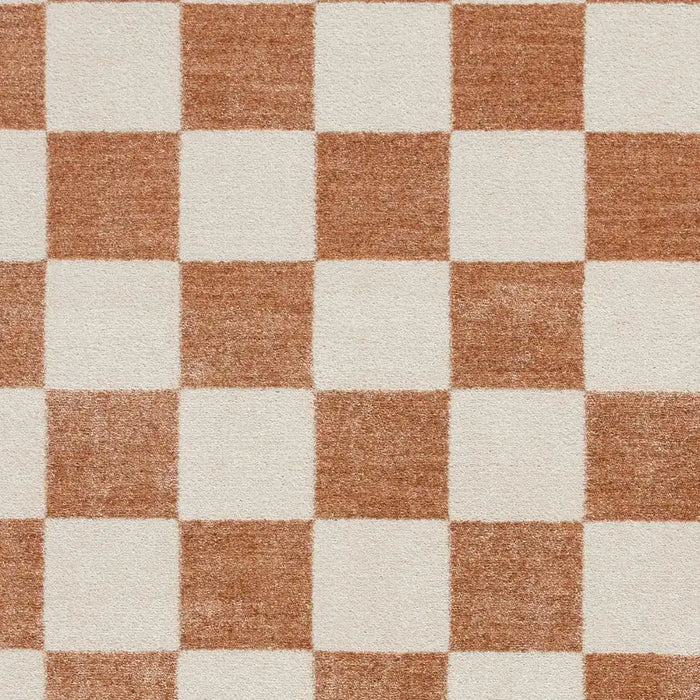 Think Rugs baltimore 66618 walnut Orange Living Room Geometric Rug.