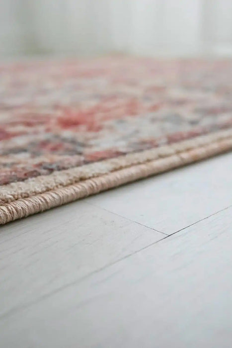 Prestige alia 697gc beige rose Beige, Pink Living Room  Rug.