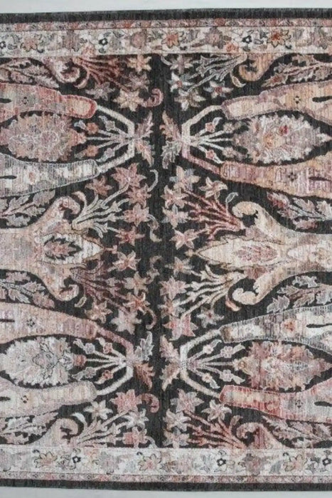 Prestige alia 697gl anthracite cream Black Living Room  Rug.