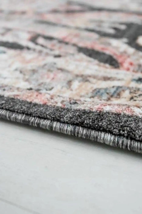 Prestige alia 697gl anthracite cream Black Living Room  Rug.