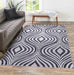 Serdim Rugs valencia 760 d grey Grey Living Room Geometric Rug.