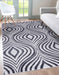 Serdim Rugs valencia 760 d grey Grey Living Room Geometric Rug.