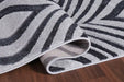 Serdim Rugs valencia 760 d grey Grey Living Room Geometric Rug.