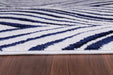 Serdim Rugs valencia 760 navy Blue, Navy Living Room Geometric Rug.