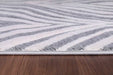 Serdim Rugs valencia 760 silver Grey Living Room Geometric Rug.