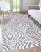 Serdim Rugs valencia 760 silver Grey Living Room Geometric Rug.
