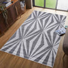 Serdim Rugs valencia 765 dark grey Grey Living Room Geometric Rug.