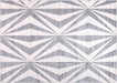 Serdim Rugs valencia 765 silver Grey Living Room Geometric Rug.