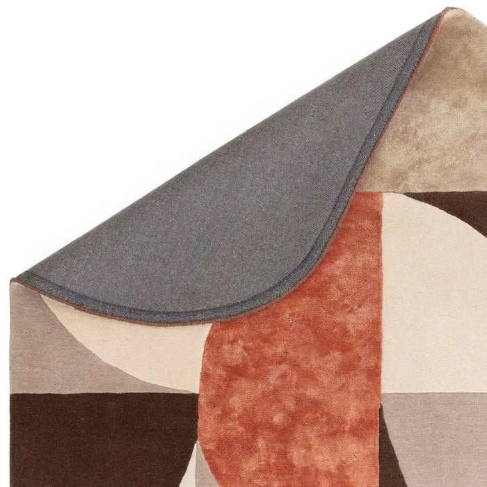 Asiatic matrix asiatic 77 oval spice Orange Living Room Wool Rug.