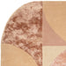 Asiatic matrix asiatic 78 oval earth Pink Living Room Wool Rug.